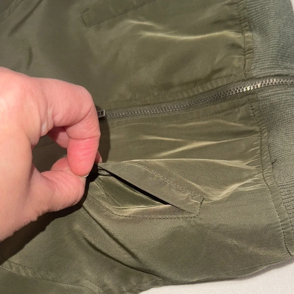 Xhilaration Olive Green kids Bomber Jacket